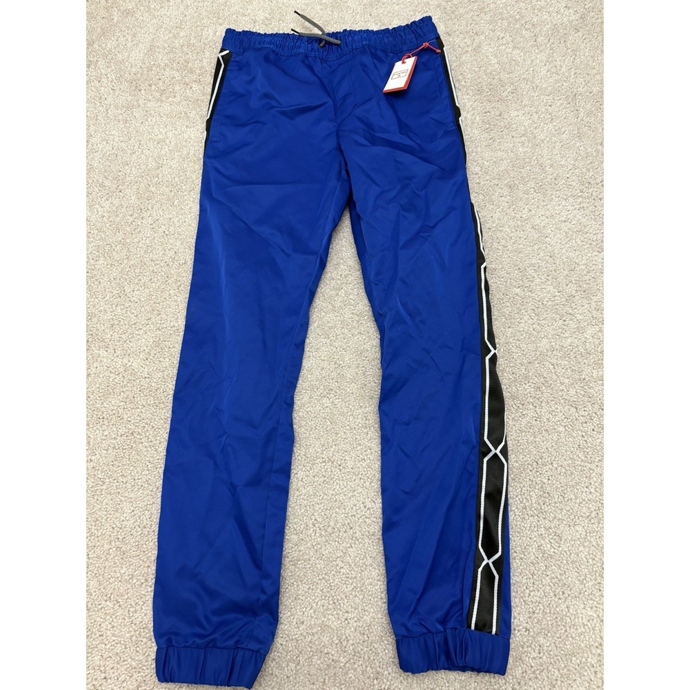 New Boys Hunter Blue Track Pants Size Large 12/14